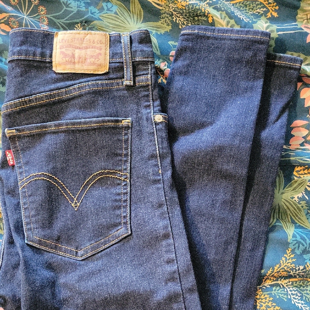 Levi's Dark Blue Super Skinny Denim Jeans